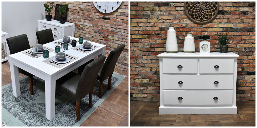 Jakie dodatki do białych mebli drewnianych? Poradnik 2020
