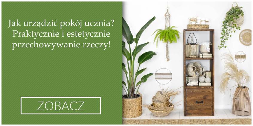 Jak urządzić pokój ucznia? Praktycznie i estetycznie przechowywanie rzeczy!